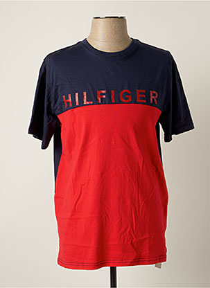 T-shirt bleu TOMMY HILFIGER pour homme