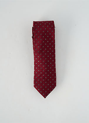 Cravate rouge AZZARO pour homme