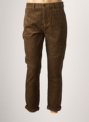 Pantalon Marron Pantalon Chino Devred Pantalon Coupe Droite Devred