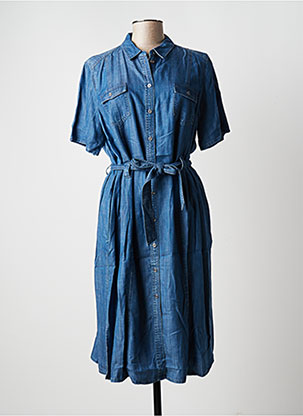 Robe mi-longue bleu BARBARA LEBEK pour femme