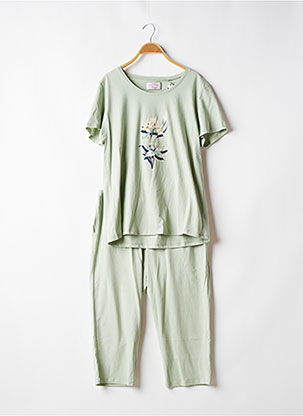 Pyjama vert TRIUMPH pour femme