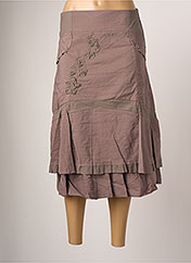 Jupe Mi-longue Coupe Évasée Rose Armand Thiery Femme