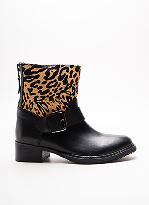 Bottines/Boots noir REBECA SANVER pour femme