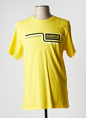 T-shirt jaune BARBOUR pour homme