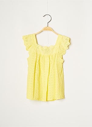 T-shirt jaune MINI MIGNON pour fille