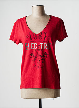 T-shirt rouge IKKS pour femme