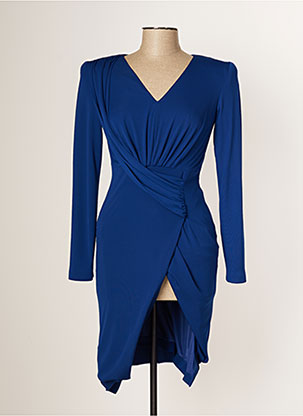 Robe mi-longue bleu CARLA RUIZ pour femme