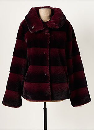 Manteau court rouge CONCEPT K pour femme