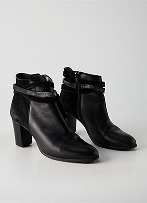 ANDRE Bottines Boots de couleur noir en soldes pas cher 2268549 noir00 Modz