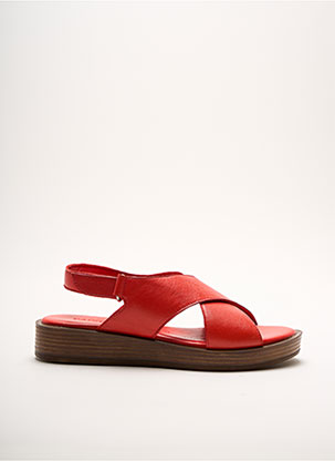 Sandales/Nu pieds rouge CAPRICE pour femme