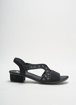 Sandales/Nu pieds noir RIEKER pour femme