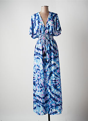 Robe longue bleu MULTIPLES pour femme