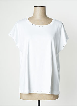 T-shirt blanc TOP SECRET pour femme
