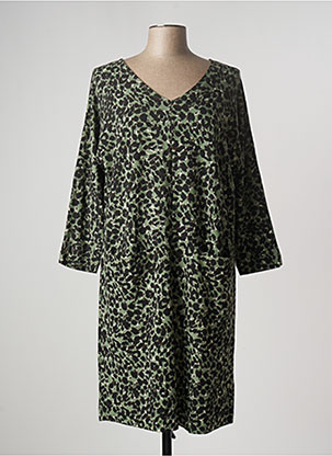 Robe mi-longue vert MASAI pour femme