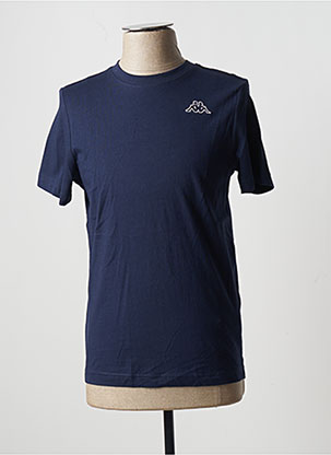 T-shirt bleu KAPPA pour homme