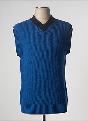 Pull bleu COUNTRY OF ORIGIN pour homme