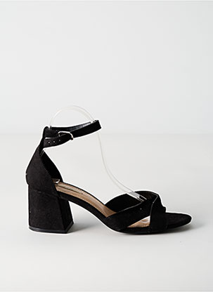 Sandales/Nu pieds noir PULL & BEAR pour femme