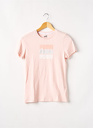 T-shirt rose PUMA pour fille