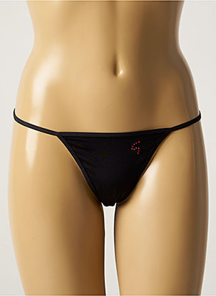 Gossard Strings Tangas Femme De Couleur Noir 2312440 noir00 Modz