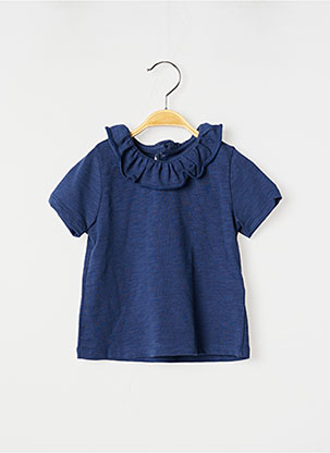 T-shirt bleu PETIT BATEAU pour fille