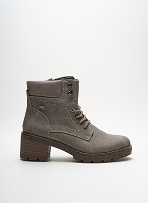 Bottines/Boots gris TOM TAILOR pour femme