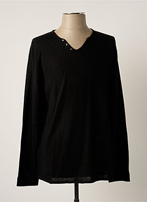 Pull Col V Noir Celio Homme 2279932-noir00 Modz