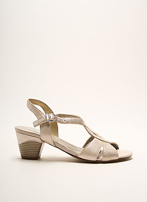 Sandales/Nu pieds beige GEO-REINO pour femme