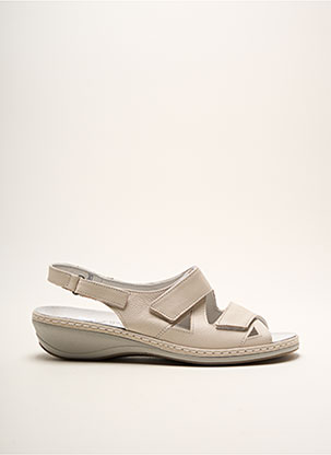 Sandales/Nu pieds beige BOISSY pour femme