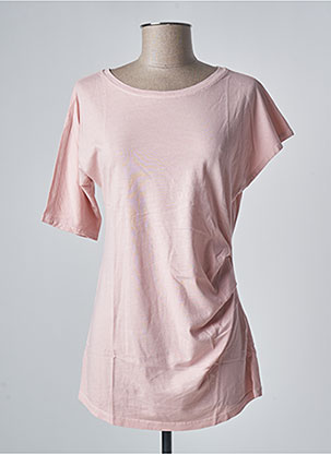 T-shirt rose SANFASON pour femme