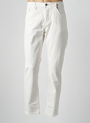 Jeans coupe slim blanc SORBINO pour homme