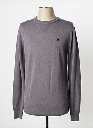 Pull gris G STAR pour homme