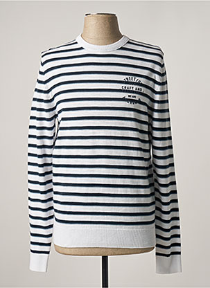 Pull blanc STREET ONE pour homme