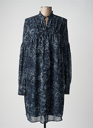 Robe mi-longue bleu MARC AUREL pour femme