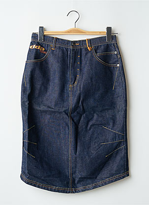 Jupe Mi-longue Taille Haute Bleu Ddp Femme 2372638-bleu00 Modz