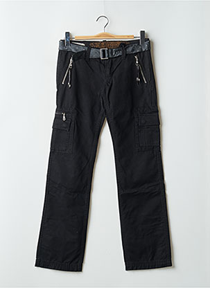 Pantalon Cargo Tissage Popeline Noir Icono Femme - 2150345-noir00