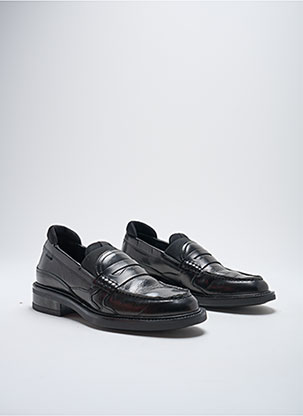 MOKA④ Mocassins Matière Lisse Noir Bronx Femme - 2389428-noir00 | Modz