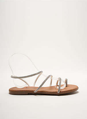 Tongs Matière Lisse Marron Porronet Femme 2558519-marron Modz