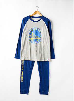 Pyjama Long Homme ATHENA - Haut Manches Longues Et Pantalon En Gaze De Coton, Confortable Et Respirant
