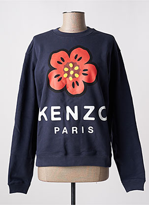 Sweat-shirt Stretch Bleu Kenzo Femme 2437804-bleu00 Modz