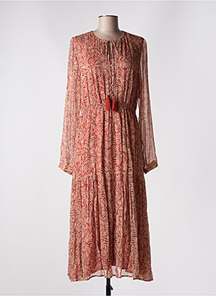 Robe Longue Manches Longues Rouge Les Tropeziennes Par