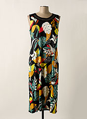 Pause Cafe Robes Mi Longues Femme De Couleur Noir 2441873-noir00 - Modz