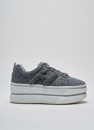Baskets Plateforme Gris Hogan Femme 2451748-gris00 Modz