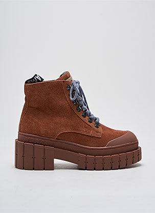 Eram Bottines Chaussure Boots Talon Beige Bottines/Boots Talon Bas