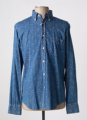 Polo avec manches longues et col camionneur Casa Moda bordeaux