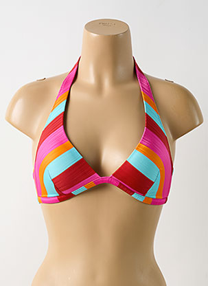 Haut De Maillot De Bain Stretch Rose Luli Fama Femme 2545286