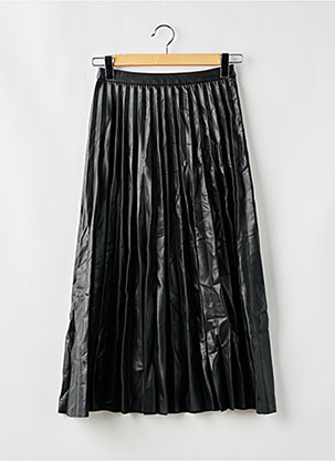 Leather Boots PlissÃ©es Femme Une Jupe Noire Jupe Longue PlissÃ©en