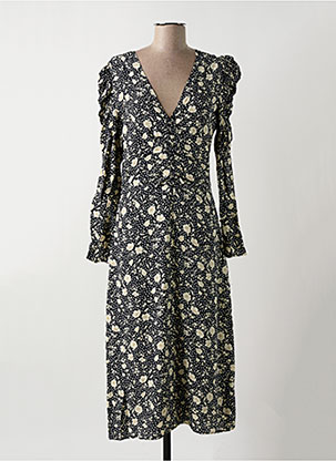 Robe Longue Manches Longues Noir Jolie Jolie Par Petite Mendigote