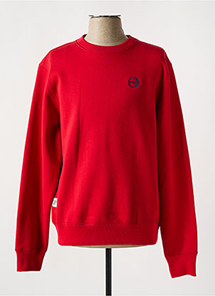Sweat-shirt À Capuche Poches Rouge Wasted Paris Homme - 2364424