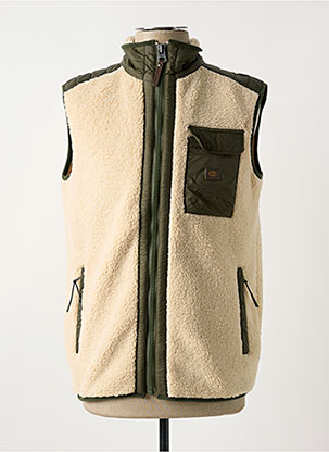 Gilet Sans Manche Bi-matiére Vert Petrol Industries Homme