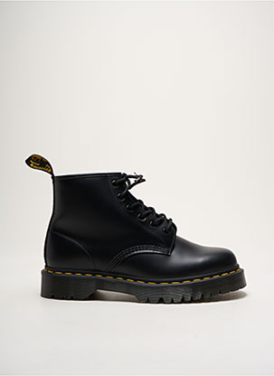 Bottines/Boots Tissage Satiné Noir Dr Martens Homme 2524791